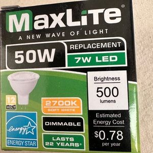 Maxlite LED MR16 dimmable bundle of 11